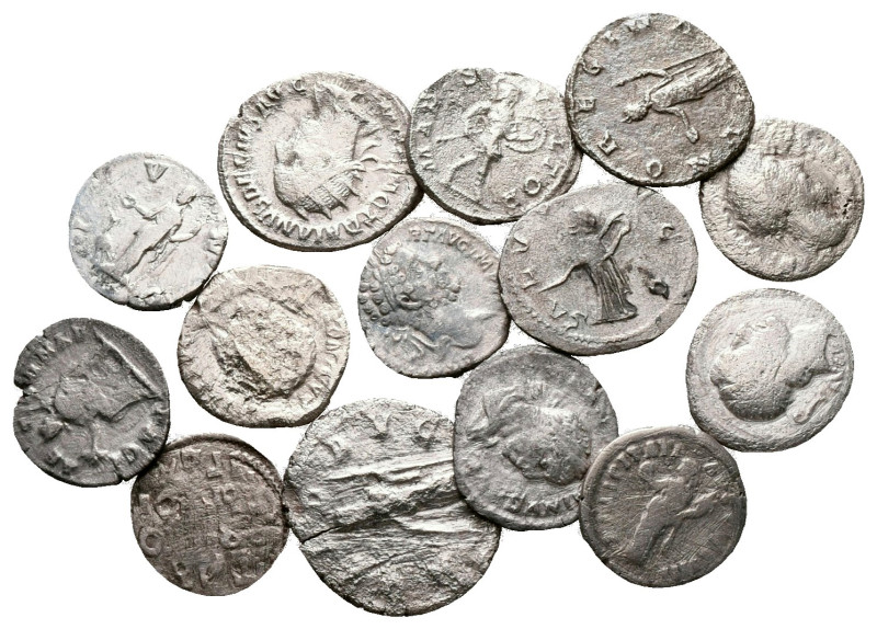 Lot of ca. 14 roman silver coins / SOLD AS SEEN, NO RETURN! 

nearly very fine