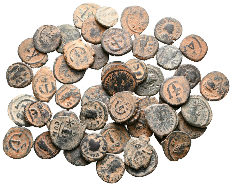 Lot of ca. 50 byzantine bronze coins / SOLD AS SEEN, NO RETURN!

very fine