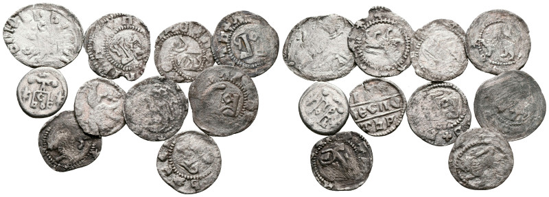 Lot of ca. 10 medieval silver coins / SOLD AS SEEN, NO RETURN! 

nearly very f...