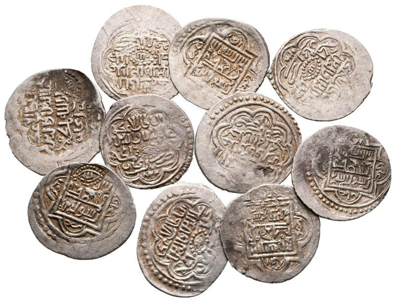 Lot of ca. 10 islamic silver dirhems / SOLD AS SEEN, NO RETURN! 

very fine