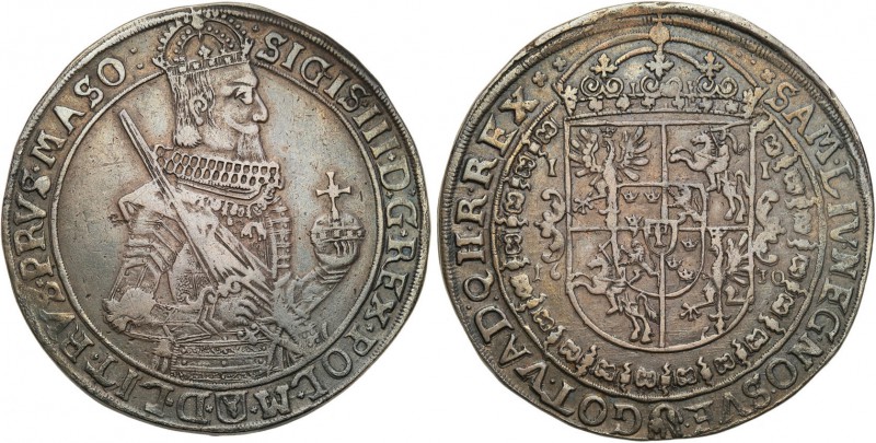 Sigismund III Vasa Taler (thaler) 1630, Bydgoszcz UNLISTED 
Aw.: Półpostać król...