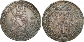 Sigismund III Vasa Taler (thaler) 1630, Bydgoszcz UNLISTED 
Aw.: Półpostać króla w prawo, w koronie i zbroi, z mieczem opartym o ramię i jabłkiem kró...