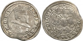 Sigismund III Vasa Szostak 6 groszy (groschen) 1596, Lublin 
Aw.: Popiersie króla w prawo, w koronie i zbroi. W otoku: SIGI 3 D G REX POLO M D LITRw....