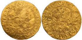Sigismund III Vasa Ducat (Dukaten) 1612, Danzig 
Aw.: Popiersie króla w prawo, w koronie, zbroi i w krezie. W otoku: SIGIS 3 D G REX POL M D L R PRRw...
