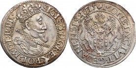 Sigismund III Vasa Ort (18 groszy) (groschen) 1615, Danzig 
Aw.: W otoku: SIGIS III D G REX POL M D L R PRVSRw.: W otoku: MONETA CIVIT GEDANENSIS 161...