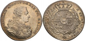 Stanislaus Augustus Poniatowski. Taler (thaler) 1766 FS, Warsaw - PIĘKNY 
Aw.: Głowa króla w prawo. W otoku: STANISLAUS AUGUSTUS D G REX POL M D LITH...