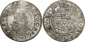Silesia. Kingdom Nyskie. Karol Austriacki (1608-1624). 24 krajcary 1622, Nysa 
Aw.: Popiersie księcia w prawo. W otoku: CAROL D G ARC (Z4) DVX AVSTR ...