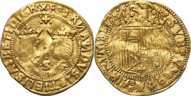 Spain. Sewilla. 2 excelentes no date, Sevilla 
Ferdynand i Izabela (1474-1516).Friedberg 129; Cayon 2928
Waga/Weight: 6,95 g Au Metal: Średnica/diam...