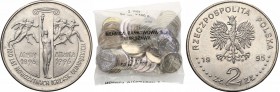 III RP. Bank coin bag - set 2 zlote 1995 100 lat Igrzysk Olimpijskich 
Rzadka pozycja, która może być traktowana jako lot inwestycyjny. Nieotwierany ...