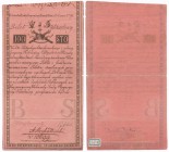 The Kociuszko Insurrection 100 zlotych 1794 seria C RARE R5 
100 złotych 8.06.1794, seria C, numeracja 10699, widoczny znak wodny - napisy firmowe. P...