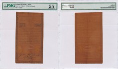 The Kociuszko Insurrection 50 zlotych 1794 seria C PMG AU55 
Pięknie zachowany egzemplarz. Rzadki. Bardzo wyraźna pieczęć.Seria C, numeracja 31319. B...