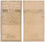 The Kociuszko Insurrection 25 zlotych 1794 seria C 
25 złotych polskich 8.06.1794, seria C, numeracja 27209, bez znaku wodnego. Podpisy P. Grozmani i...