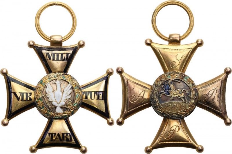 Poland. The November Uprising (1831) Order Virtuti Militari IV kl. krzyż zloty, ...