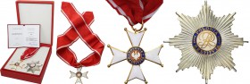 Poland. III RP. Commander's Cross with star of the Order of the Rebirth of Polish ... Polonia Restituta (1918) class 2 
Oryginalne pudełko, nadanie p...