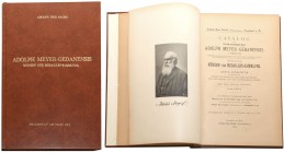 Auction Catalog Adolph Hess „Adolph Meyer-Gedanensis Münzen und Medaillen Sammlung” część I, 1894 
Katalog aukcyjny Adolph Hess „Adolph Meyer-Gedanen...