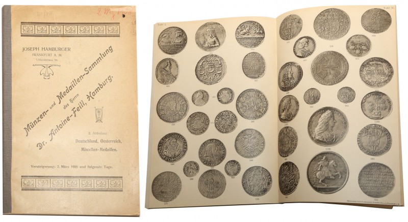 Auction Catalog Joseph Hamburger, Münzen und Medaillen – Sammlung Dr. Antoine-Fe...