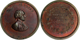 "1859" (1859-1904) Washington Cabinet Medal. Musante GW-240, Baker-325C, Julian MT-22. Bronze. Specimen-63 (PCGS).

21 mm.