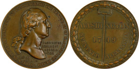 "1749" (1904) Washington Monument Association Medal. Surveyed Alexandria. Baker-1826. Bronze. About Uncirculated.

40.3 mm.

From the Ken Beukelae...