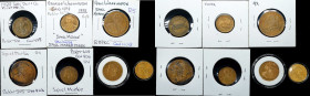 Lot of (7) Washington Portrait Spiel Marke and Related. Brass.

Included are: Musante GW-402; Musante GW-405; Musante GW-406; Musante GW-407; Musant...