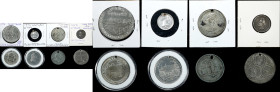 Lot of (8) Washington Medals.

Unless otherwise stated, all examples are in white metal. Included are: Musante GW-318; Musante GW-326; Musante GW-44...