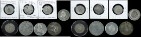 Lot of (8) Washington Medals. White Metal.

Most are pierced for suspension. Included are: Musante GW-1001; Musante GW-1013; Musante GW-1041; Musant...