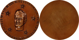 Undated General Dwight David Eisenhower Medal. By Captain George Samerjan. Bronze. Mint State.

69 mm. Marked J. FONSON on the edge with a small hal...