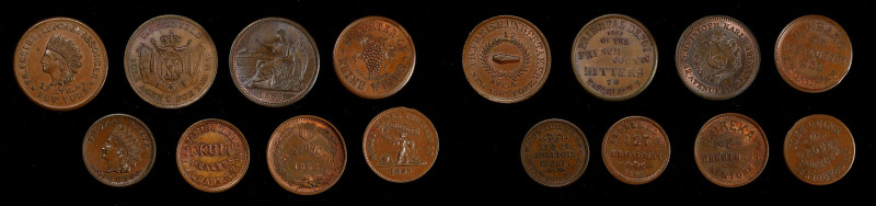 New York. Lot of (8) Civil War Store Cards. About Uncirculated.

Included are:...