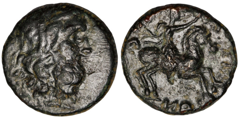 Mysia. Adramytteion. (3.-2. Century BC) Bronze Æ. (16mm, 2,70g) Obv: head of Zeu...