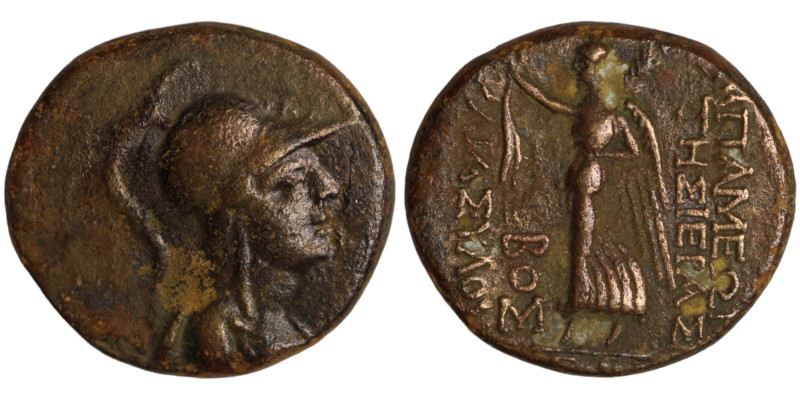 Syria. Apameia. (39-38 BC). autonomous Æ Tetrachalkon. (18mm, 7,95g). Antioch.