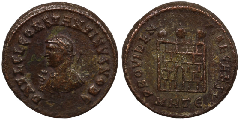 Constantinus I. (307-337 AD). Follis. (18mm, 3,40g) Heraclea. Obv: CONSTANTINVS ...