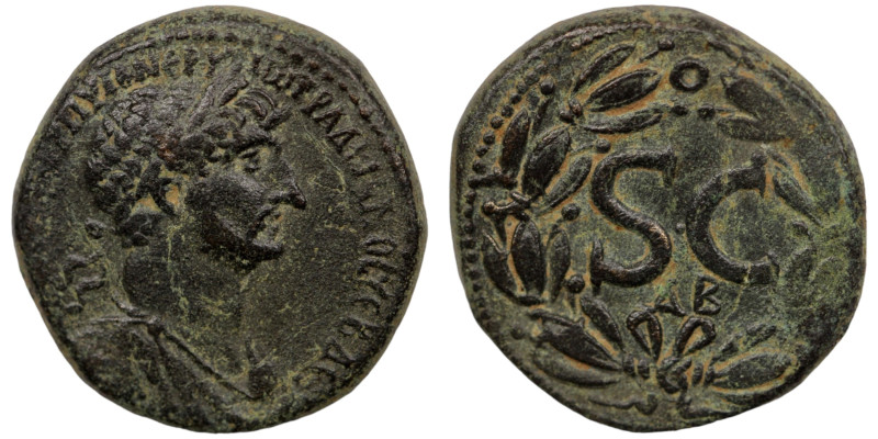 Hadrian. (117-138 AD). Æ Bronze. (27mm, 15,60g) Syria. Antioch. Obv: laureate bu...