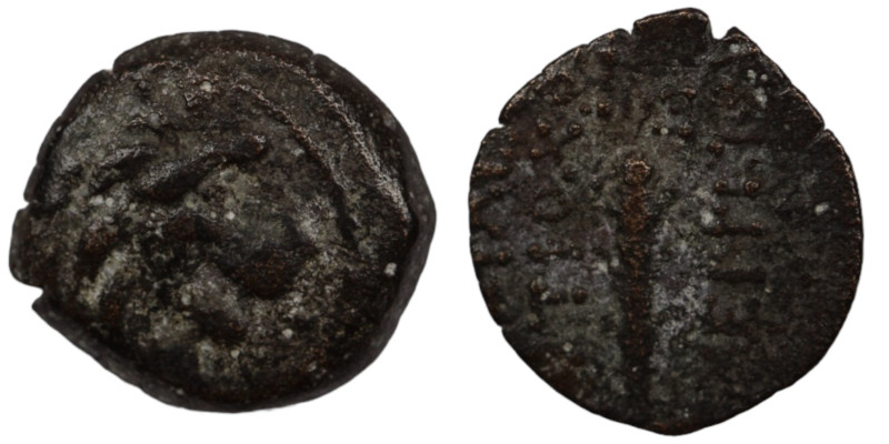 Antiochos VII. Euergetes. (138-129 BC). Bronze Æ. (13mm, 2,16g) Antioch.