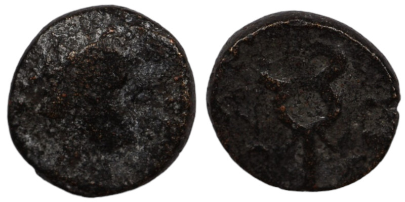 undefined. (3.-1. Century BC). Bronze Æ. (10mm, 1,51g)