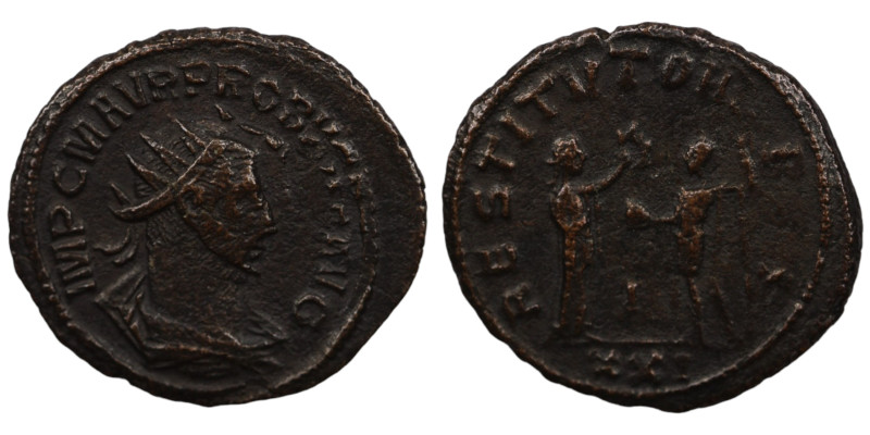 Probus. (276-282 AD). Æ Antoninian. (21mm, 3,73g) Antioch. Obv: IMP C M AVR PROB...