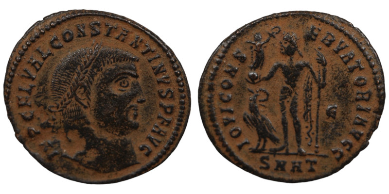 Constantinus I. (317-320 AD). Follis. (22mm, 3,16g) Heraclea. Obv: IMP CONSTANTI...