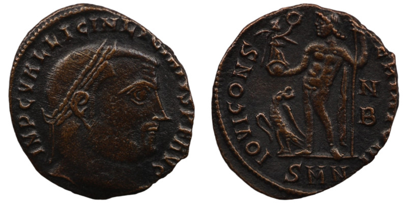 Licinius I. (317-320 AD). Follis. (21mm, 2,58g) Nicomedia. Obv: IMP C VAL LIC LI...