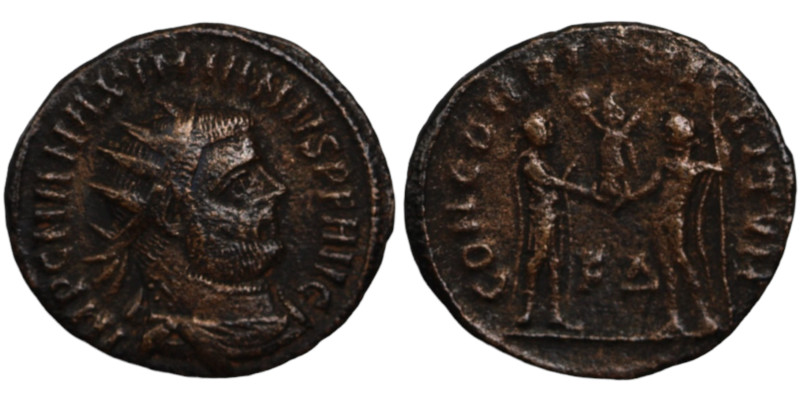 Maximianus. (285-295 AD). Æ Antoninian. (19mm, 2,86g) Antioch. Obv: IMP CMA MAXI...