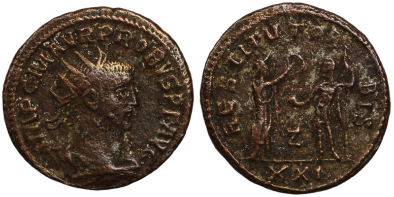 Probus. (276-282 AD). Æ Antoninian. (21mm, 3,52g) Antioch. Obv: IMP C M AVR PROB...