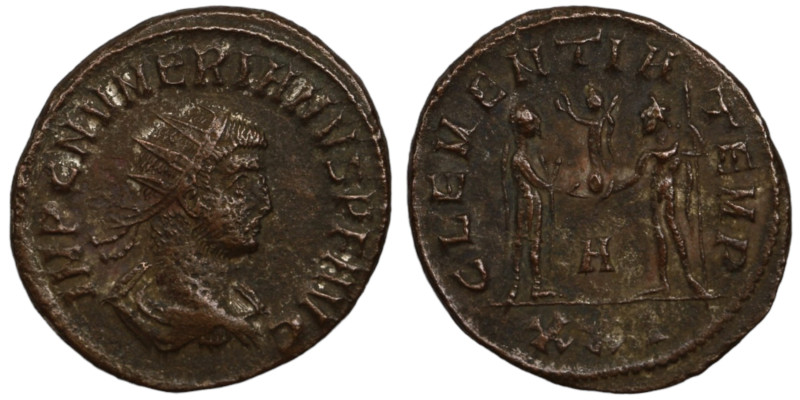 Numerian. (283-284 AD). Æ Antoninian. (21mm, 3,78g) Antioch. Obv: IMP C NVMERIAN...