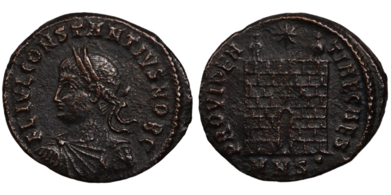 Constantinus I. (307-337 AD). Follis. (17mm, 2,87g) Nicomedia. Obv: CONSTANTINVS...