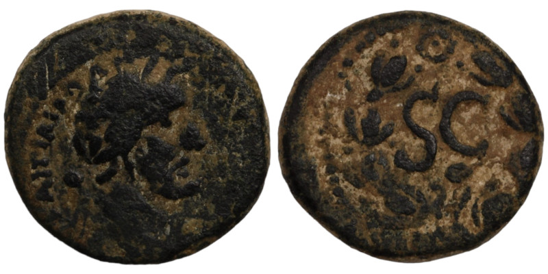 Antoninus Pius. (138-161 AD). Æ Bronze. (22mm, 10,50g) Syria. Antioch. Obv: laur...