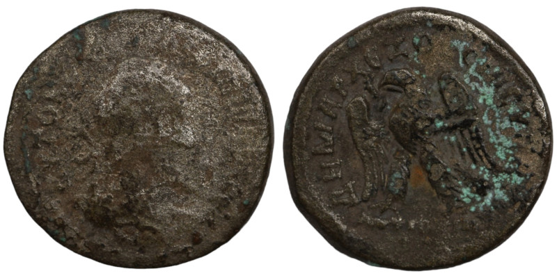 Philip I. Arabs. (244-249 AD). Billon Tetradrachm. (26mm, 12,82g) Antioch. Obv: ...