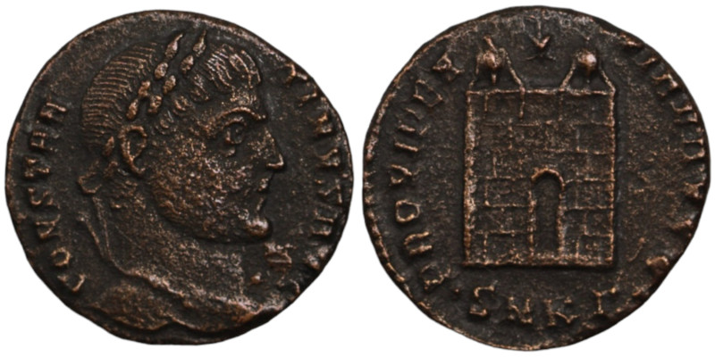 Constantinus I. (307-337 AD). Follis. (18mm, 2,27g) Cyzicus. Obv: CONSTANTINVS A...