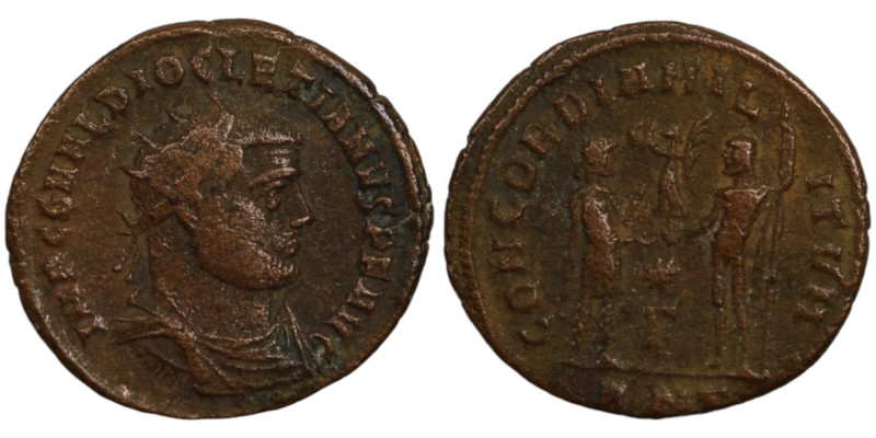 Diocletian. (285 AD). Æ Antoninian. (21mm, 3,66g) Antioch. Obv: IMP C C VAL DIOC...