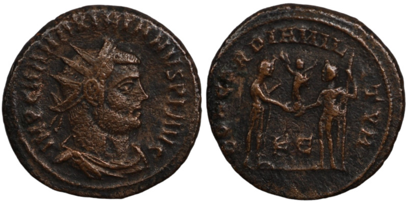 Numerian. (283-284 AD). Æ Antoninian. (21mm, 2,90g) Antioch. Obv: NVMERIANVS NOB...