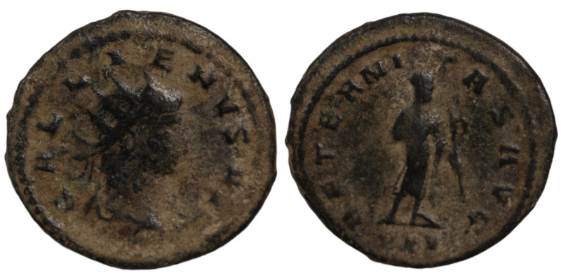 Gallienus. (253-268 AD) Æ Antoninian. (21mm, 3,64g) Antioch. Obv: GALLIENVS AVG....