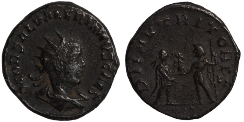 Valerian II. (253-254 AD) BI Antoninianus. (21mm, 3,50g) Samosata. Obv: VALERIAN...