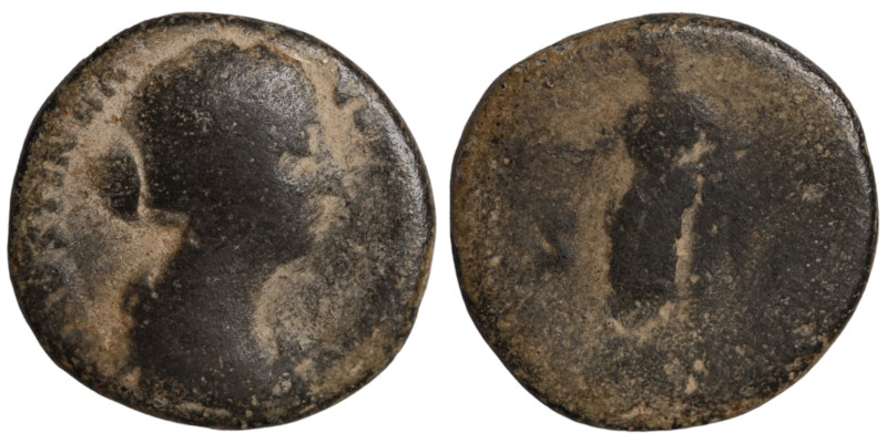 Faustina II. minor. (147-176 AD). Æ As. (19mm, 6,08g). Rome.