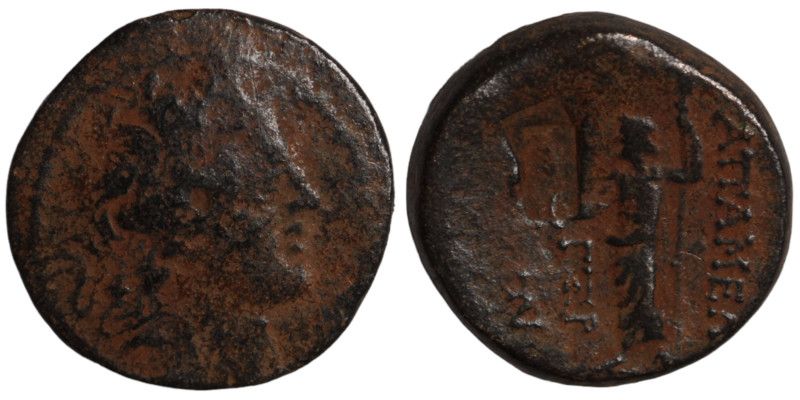 Alexander II. Zabinas. (128-122 BC). Bronze Æ. (21mm, 7,52g) Antioch.