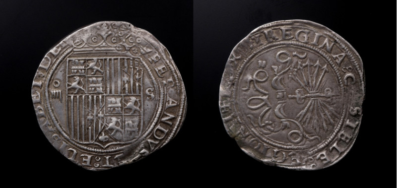 1469-1504. Reyes Católicos (1469-1504). Sevilla. 4 reales. Ag. 12,60 g. Bella. R...